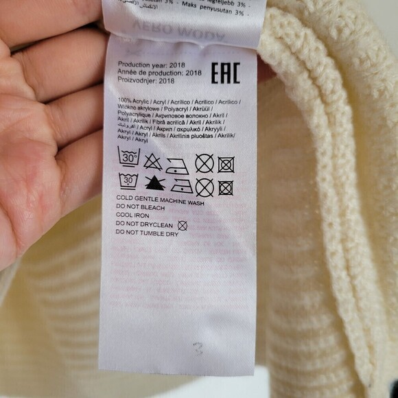 Stitch Fix VERO MODA Ivory Chunky Cable Knit Cowl Turtleneck Long Sleeve Sweater - Picture 11 of 12